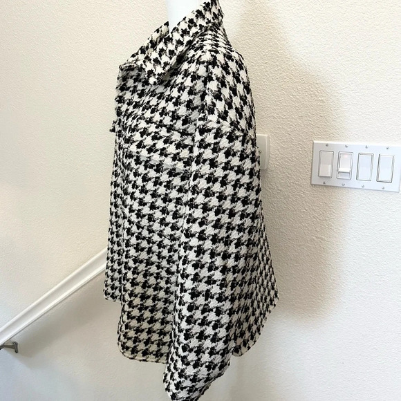 Goodboy Tweed Jacket Black & White fully lined one size like new - Picture 3 of 14